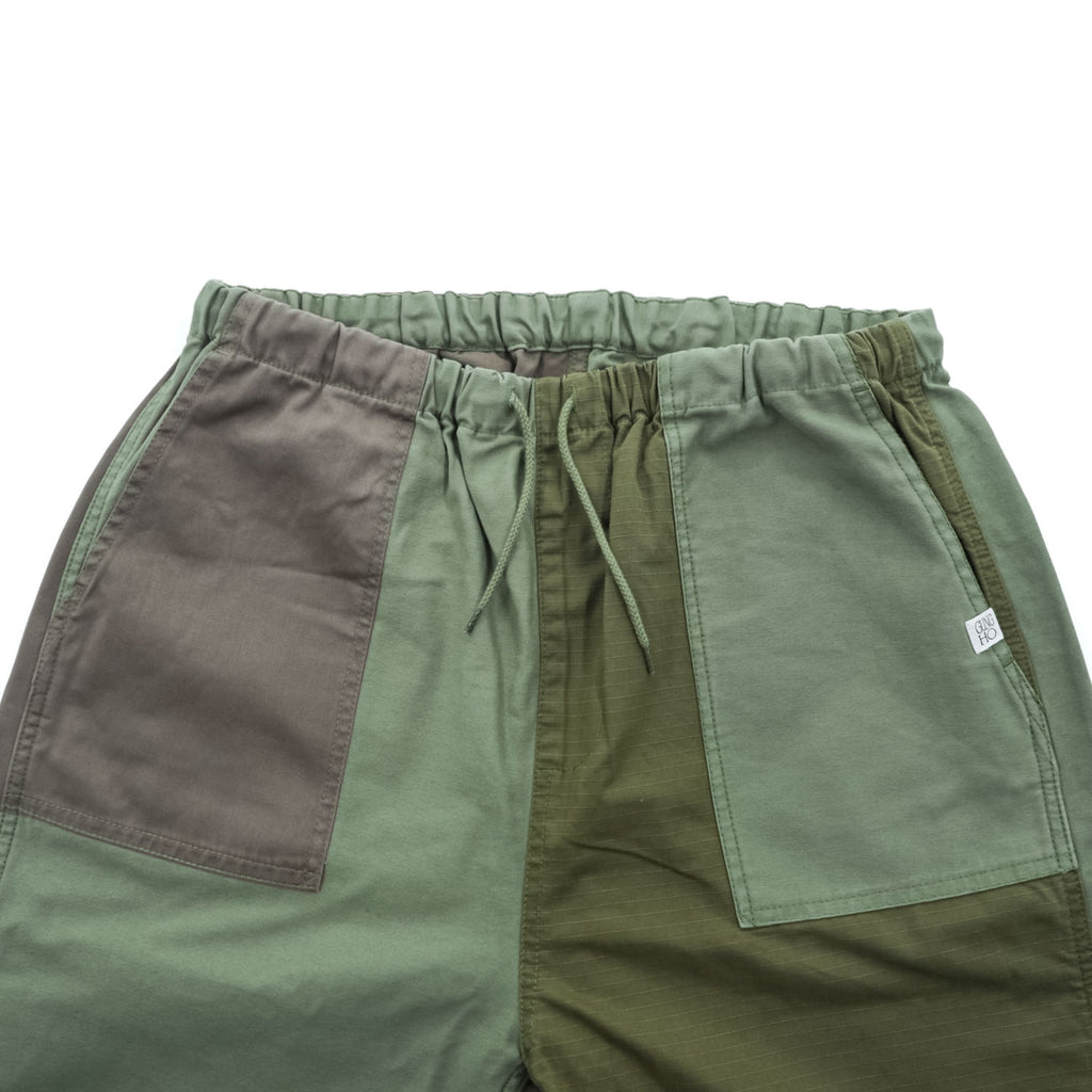 GUNG HO 203-1419 Reconstructed Wide Easy Baker Fatigue Pants Olive Brown Men’s L