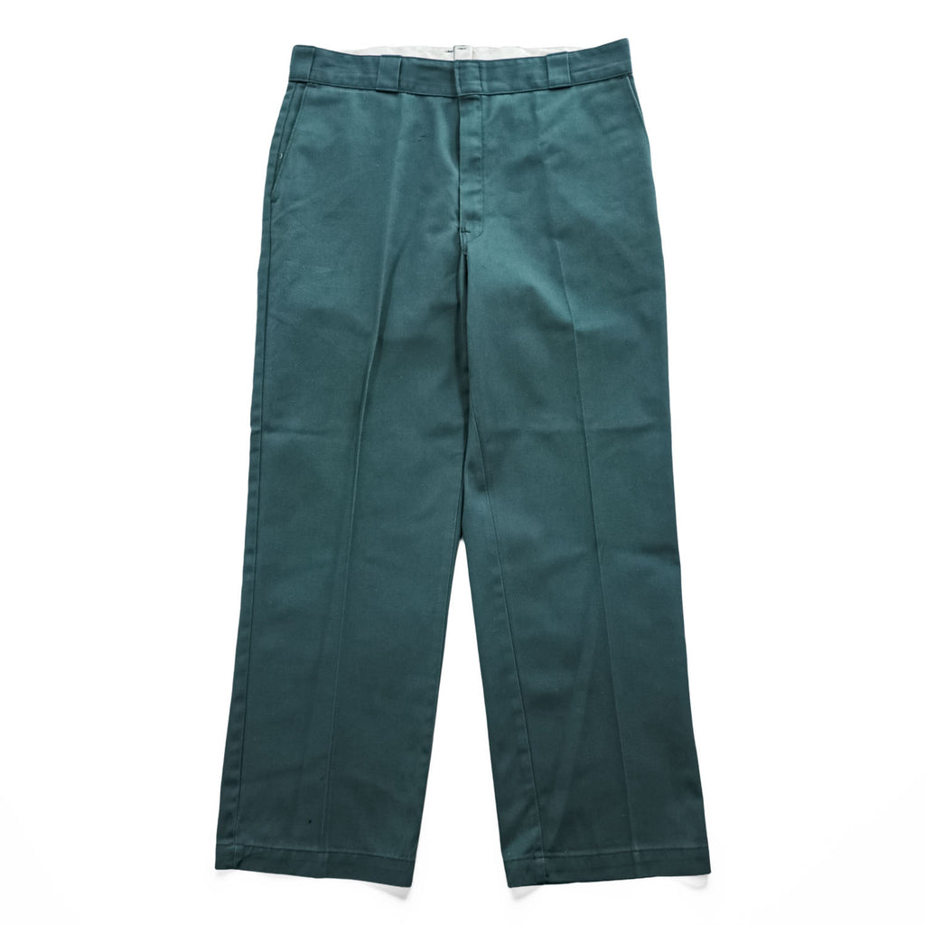 Dickies 90年代 USA製 ヴィンテージ ワークパンツ W36 グリーン 圧着タグ チノパンツ