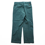 Dickies 90年代 USA製 ヴィンテージ ワークパンツ W36 グリーン 圧着タグ チノパンツ
