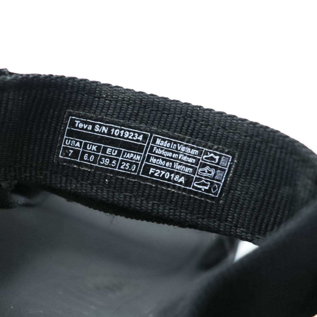 Teva ハリケーン HURRICANE XLT 2 スポーツサンダル 25cm ブラック ストラップ 1019234