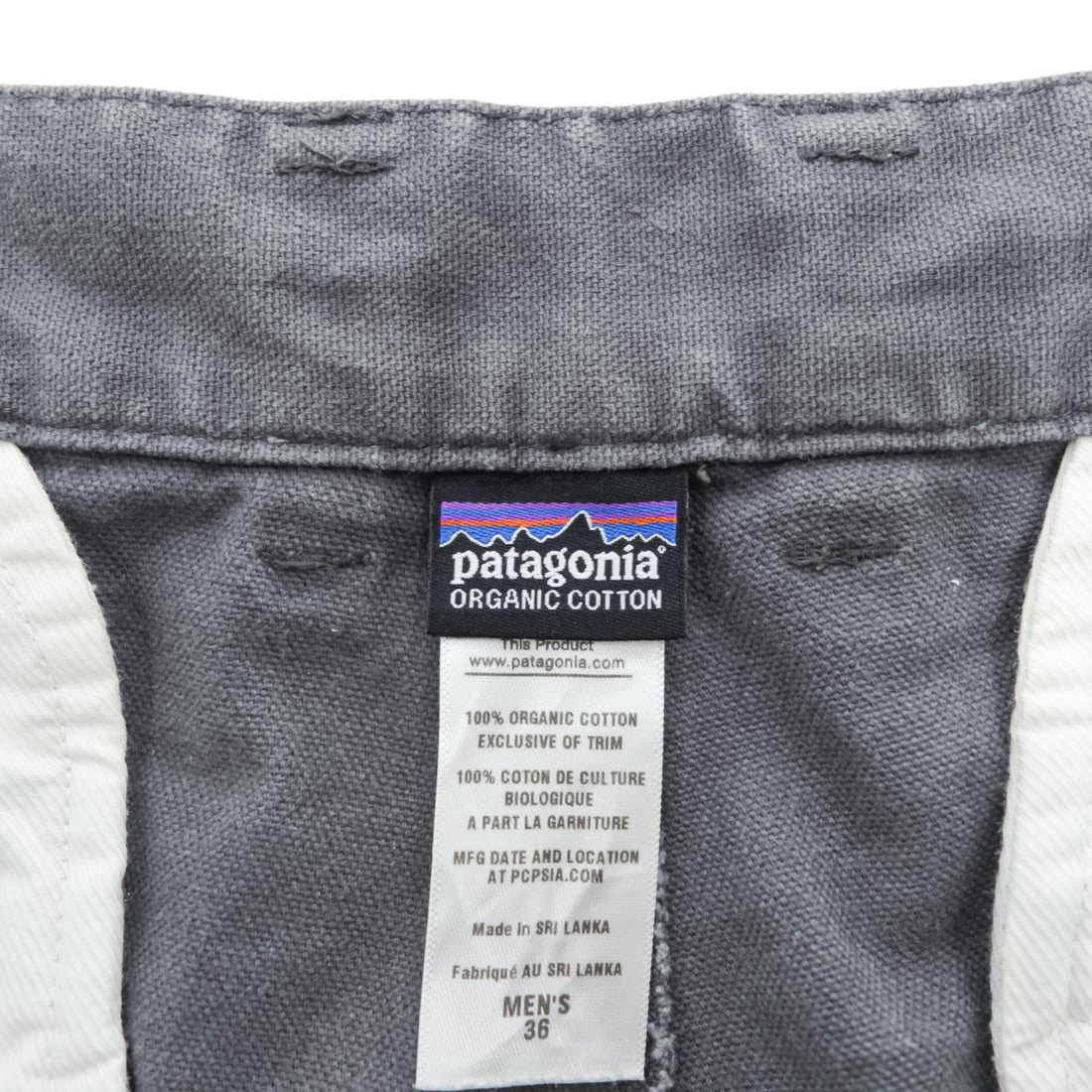 Patagonia ショートパンツ ハーフパンツ L グレー キャンバス ダック地 57076