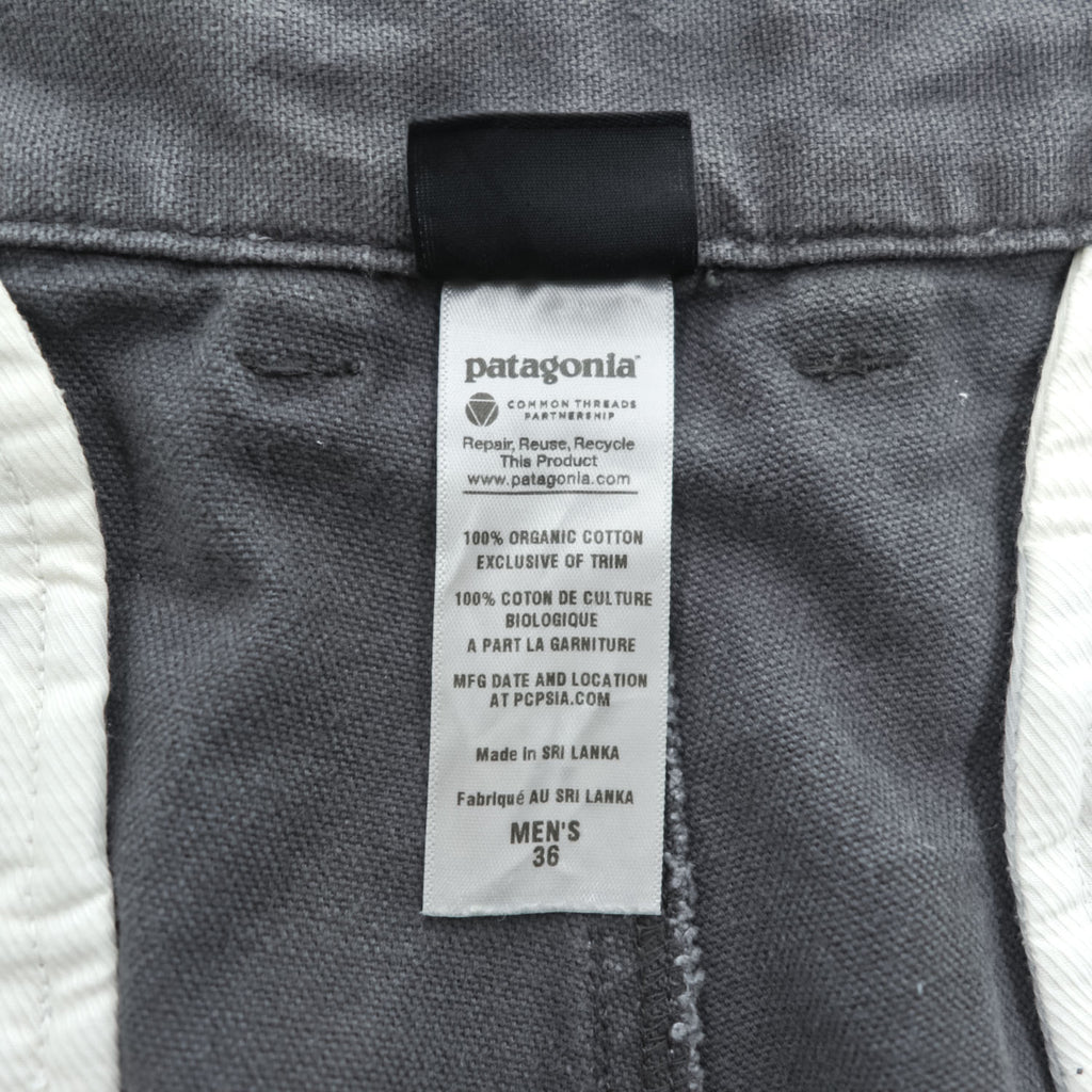 Patagonia ショートパンツ ハーフパンツ L グレー キャンバス ダック地 57076