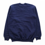 carhartt ミッドウェイト クルーネック スウェット トレーナー L ネイビー 裏起毛 前V K124 NV