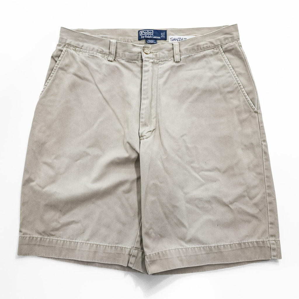 Polo Ralph Lauren 90年代 ヴィンテージ ショートパンツ ハーフパンツ M ベージュ PROSPECT SHORT ポロチノ