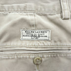 Polo Ralph Lauren 90年代 ヴィンテージ ショートパンツ ハーフパンツ M ベージュ PROSPECT SHORT ポロチノ