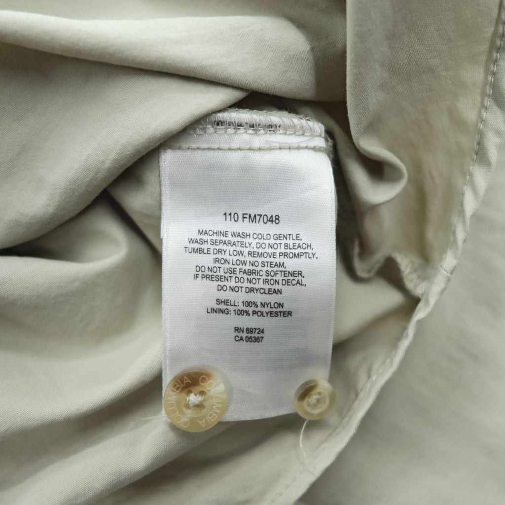 Columbia フィッシングシャツ BAHAMA 2 PFG 長袖シャツ M ベージュ OMNI-SHADE UPF50 ボタンダウン FM7048