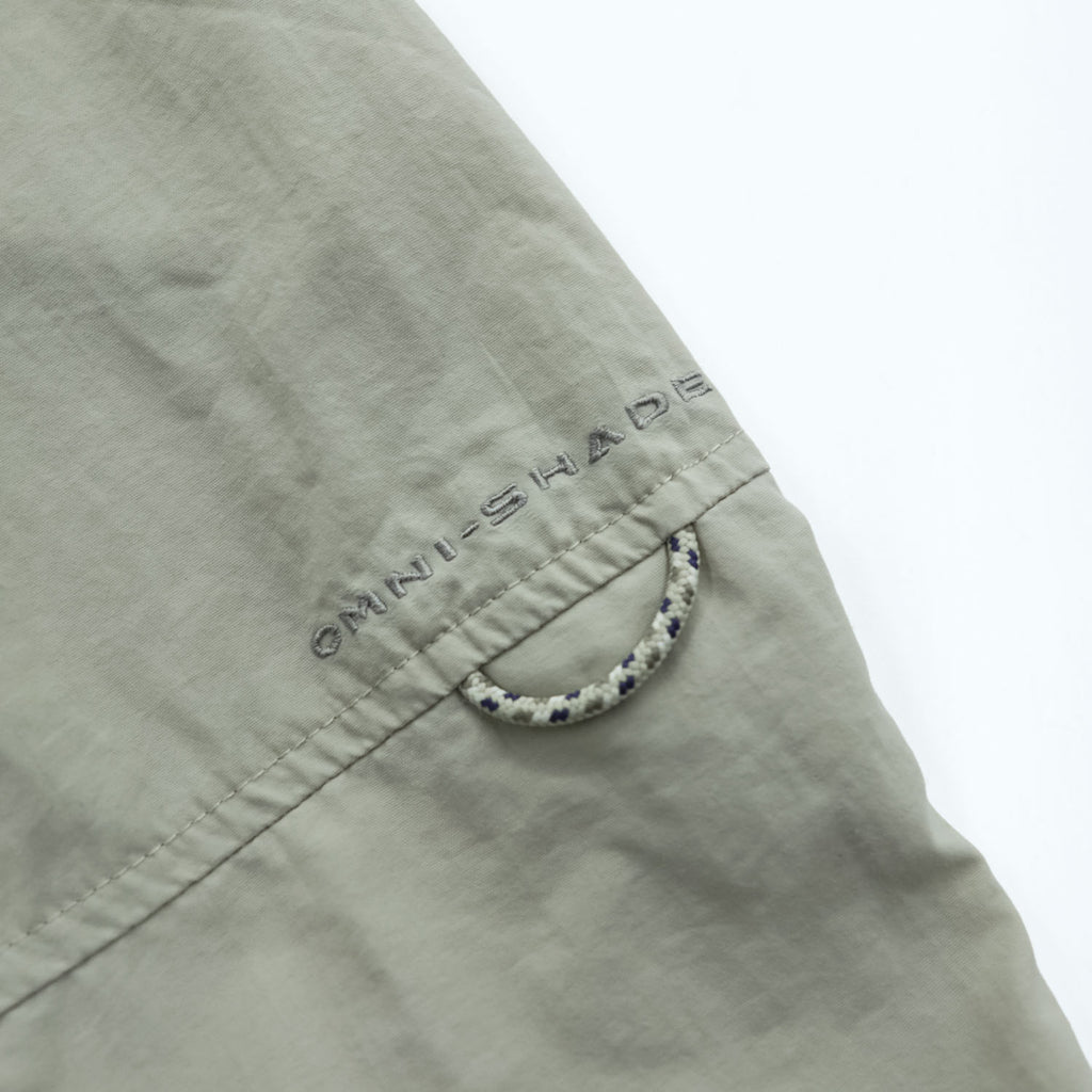 Columbia フィッシングシャツ BAHAMA 2 PFG 長袖シャツ M ベージュ OMNI-SHADE UPF50 ボタンダウン FM7048