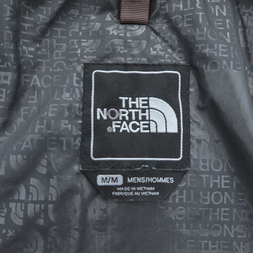 THE NORTH FACE マウンテンジャケット HYVENT 防水 シェル レインジャケット M グレー ブラウン ジップインジップ 透湿 AYTJ