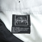The SAVILE ROW Company リネン レーヨン ワイド 2タック スラックス パンツ L ブラック 麻 プリーツ ダブルカフス