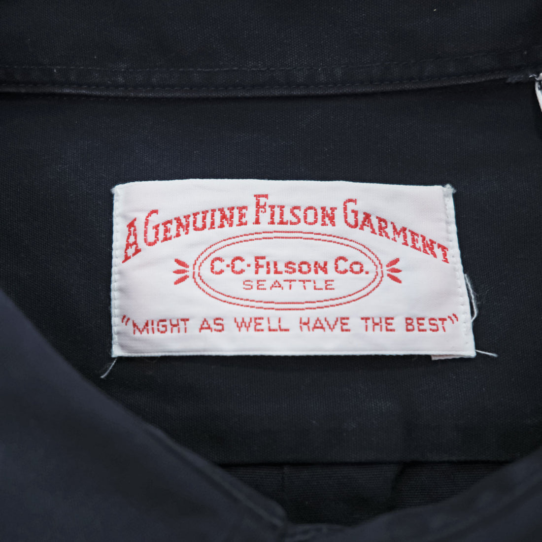 FILSON 長袖 シャツ XL ネイビー ボタンダウン 胸ポケット ビッグサイズ
