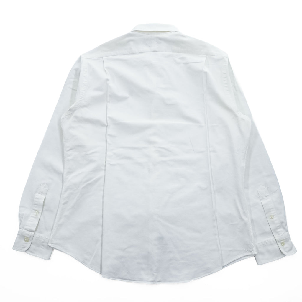 Polo Ralph Lauren 長袖 オックスフォード シャツ XL ホワイト ストレッチ STRETCH OXFORD ウイングフット NYCグラフィック ステンシル