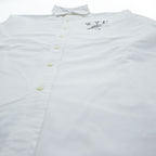 Polo Ralph Lauren 長袖 オックスフォード シャツ XL ホワイト ストレッチ STRETCH OXFORD ウイングフット NYCグラフィック ステンシル