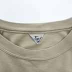 FilMelange 日本製 クルーネック スウェット XL ベージュ 天竺 ラグランスリーブ