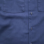 Dickies 90年代 USA製 ヴィンテージ 長袖 ワークシャツ M ネイビー T/Cツイル