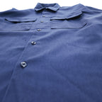Dickies 90年代 USA製 ヴィンテージ 長袖 ワークシャツ M ネイビー T/Cツイル