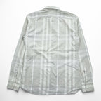 BURBERRY LONDON 長袖 ドレスシャツ L グレー メガチェック Tailored Fit