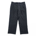 LAUREN RALPH LAUREN 90年代 ヴィンテージ スラックス パンツ L グレー チェック 2タック プリーツ ダブルカフス