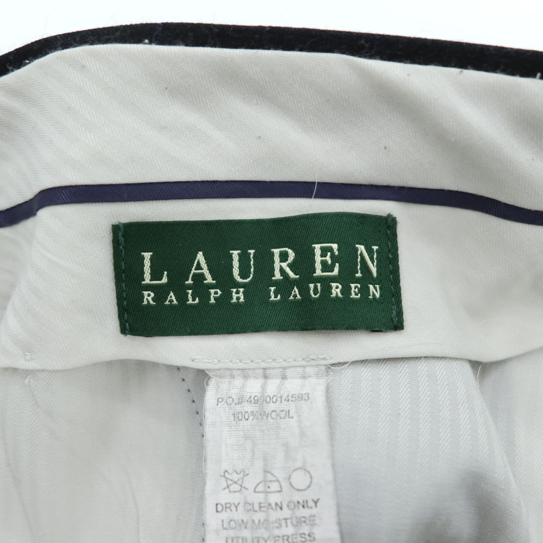 LAUREN RALPH LAUREN 90年代 ヴィンテージ スラックス パンツ L グレー チェック 2タック プリーツ ダブルカフス