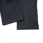 LAUREN RALPH LAUREN 90年代 ヴィンテージ スラックス パンツ L グレー チェック 2タック プリーツ ダブルカフス