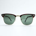 Ray-Ban 90年代 B&L ボシュロム社 USA製 ヴィンテージ サングラス CLUB MASTER クラブマスター ハーフリム ベッコウ W0366 WRAW