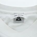 TOGA ARCHIVES × Mongolian Chops T-Shirt S White TOGA Love Embroidery