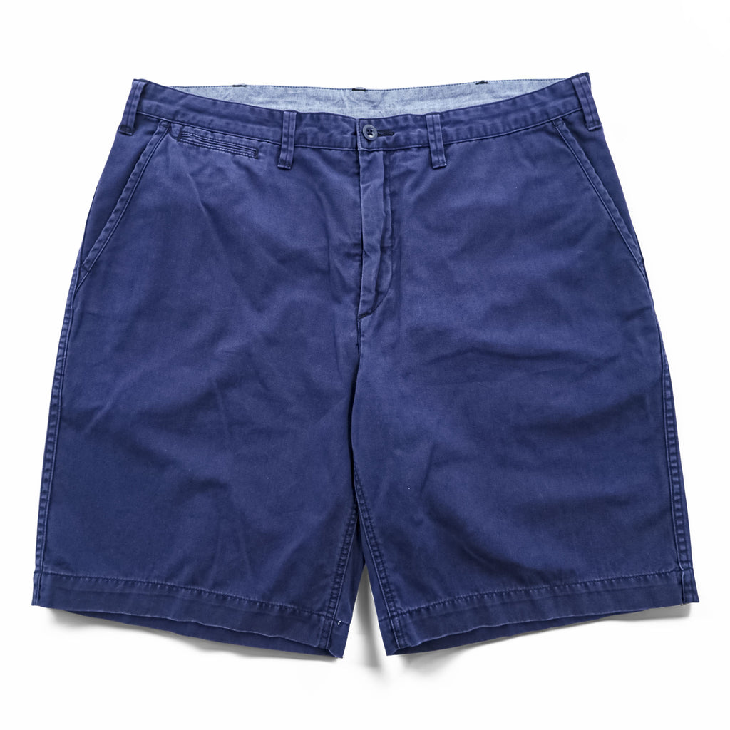 Polo Ralph Lauren Relaxed Fit Chino Shorts Navy Cotton W38 Talon Zip Y2K