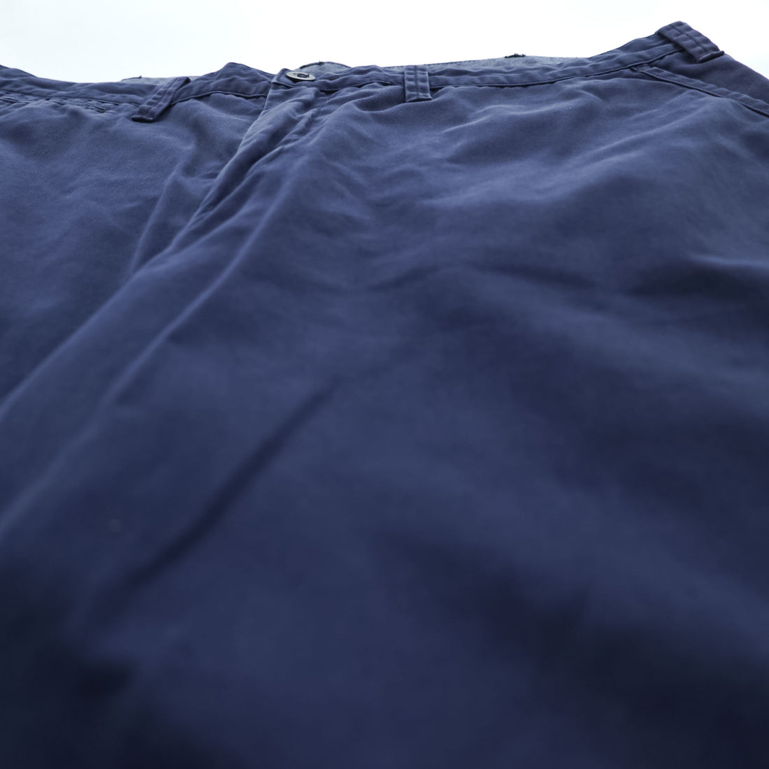 Polo Ralph Lauren Relaxed Fit Chino Shorts Navy Cotton W38 Talon Zip Y2K