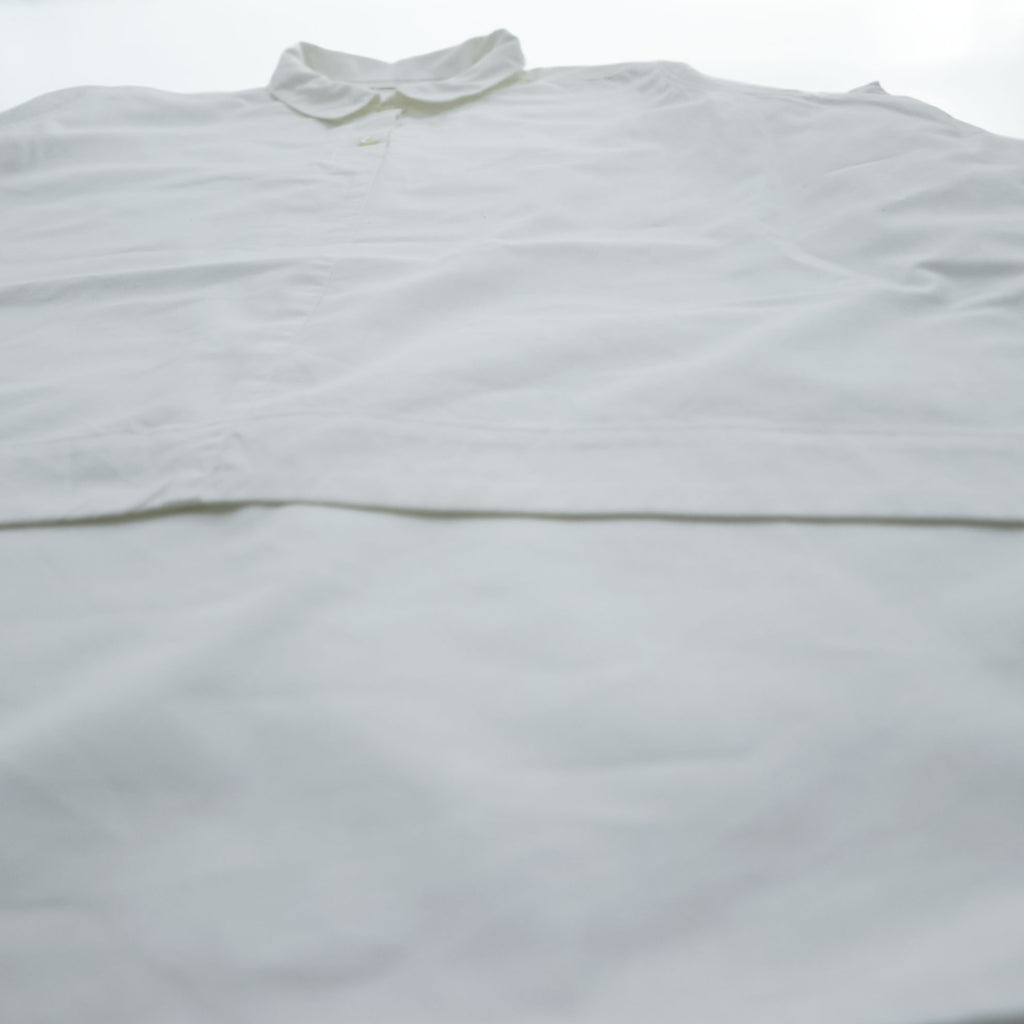 TIGRE BROCANTE Long Sleeve Fishtail Blouse White Free Made in Japan