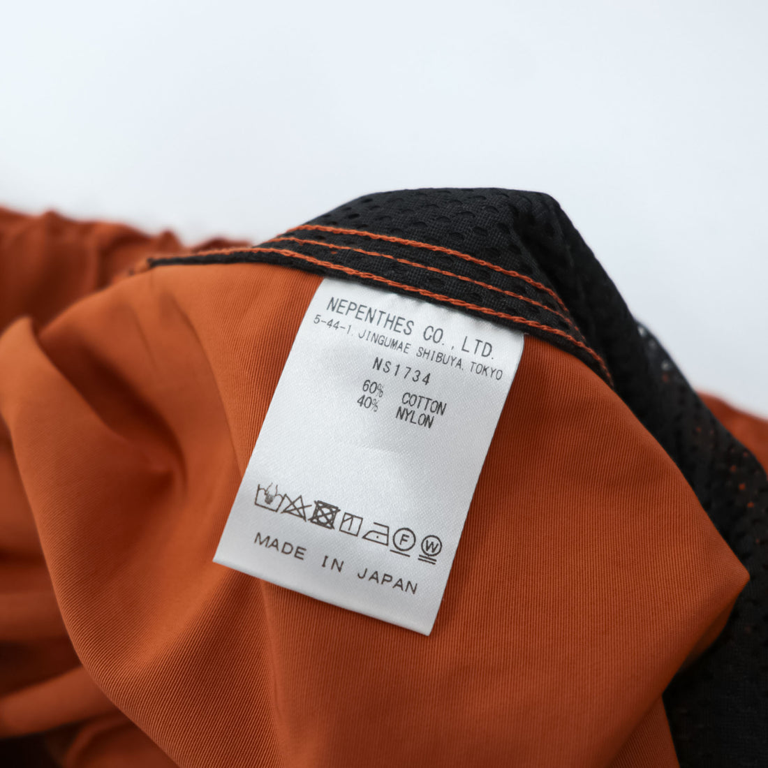 South2 West8 x KEBOZ Belted C.S. Pant Orange Size L Cotton Nylon Made in Japan NS1734