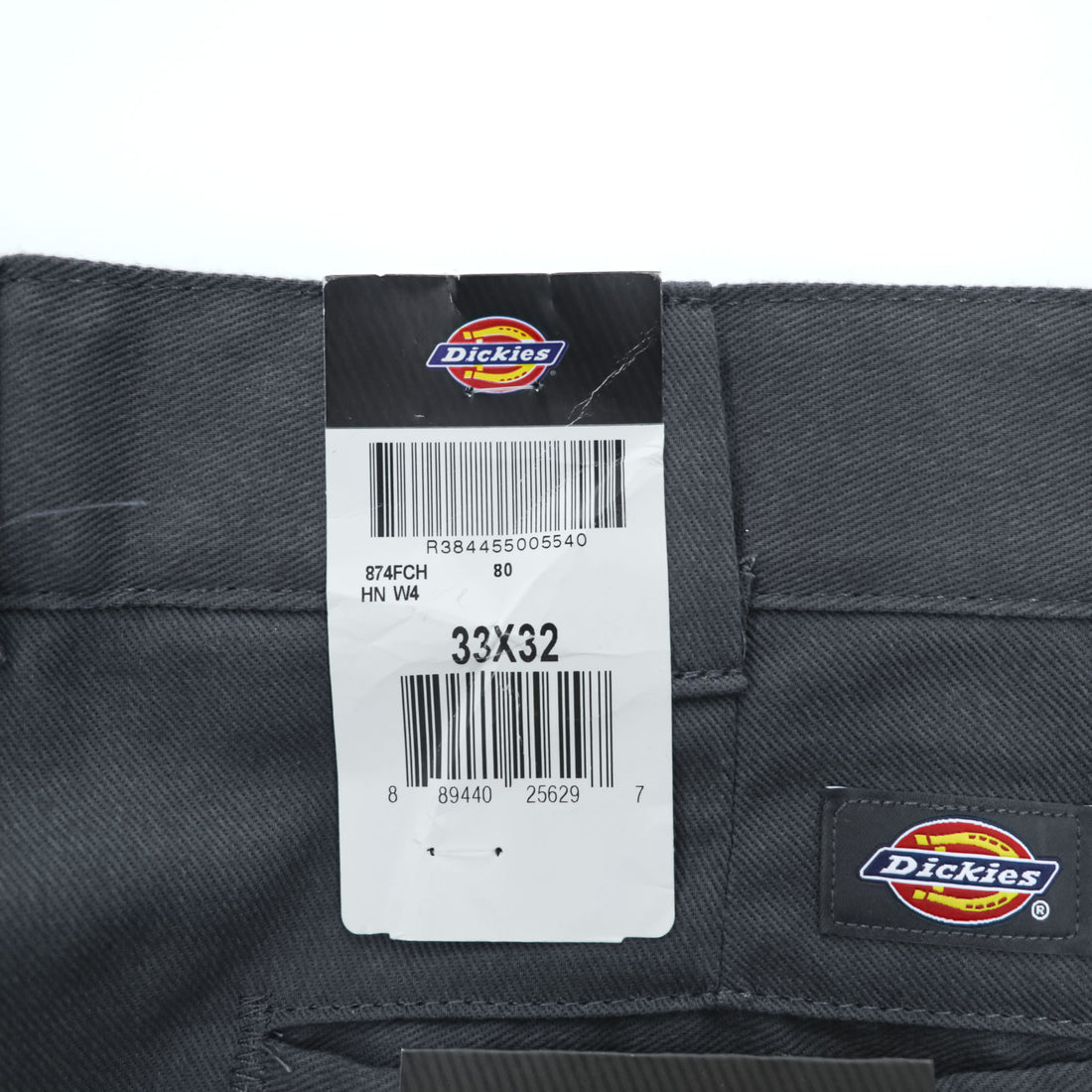 Dickies 874 FLEX ORIGINAL FIT ワークパンツ チノパンツ 33 x 32 チャコールグレー TCツイル センタープレス 874FCH 未使用品