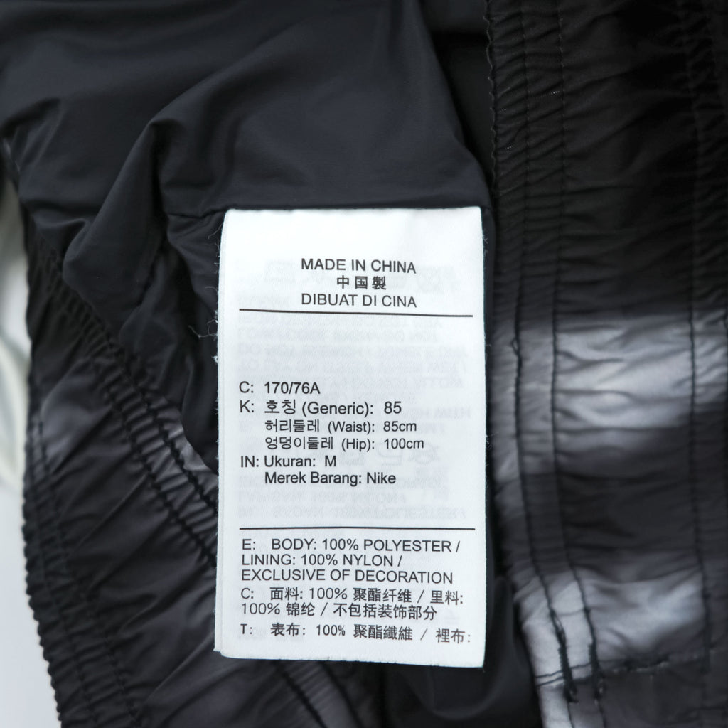 FEAR OF GOD × NIKE トラックパンツ ALLOVER PRINT PANTS ジャージ M ブラック グレー 総柄 ドローコード BV8737-010