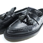 Loake 英国製 レザー キルトタッセルローファー 27cm ブラック BRIGHTON ラバーソール イングランド製