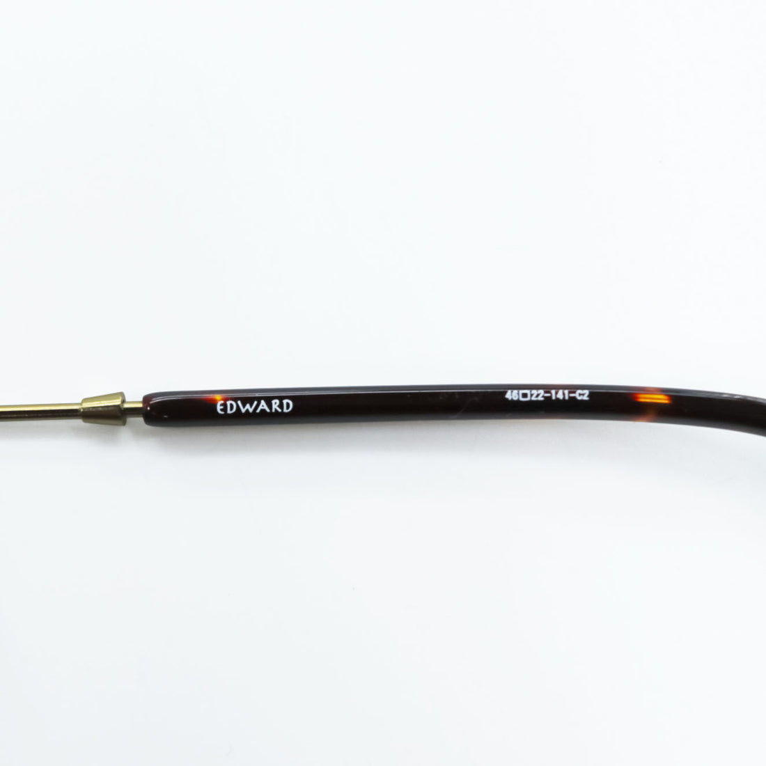 NEW. メガネ EDWARD ラウンド 丸眼鏡 ブラウン ベッコウ メタル コンビ フレーム NEWMAN 46_22-141-C2