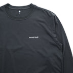 mont-bell 長袖 WIC. ロングスリーブ Tシャツ UVカット ロンT L ブラック 1114688