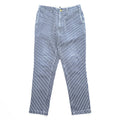 THE モンゴリアンチョップス 日本製 グラデュエーターPants 002 Hickory ボンスリ デニムパンツ ジーンズ M ブルー ストライプ