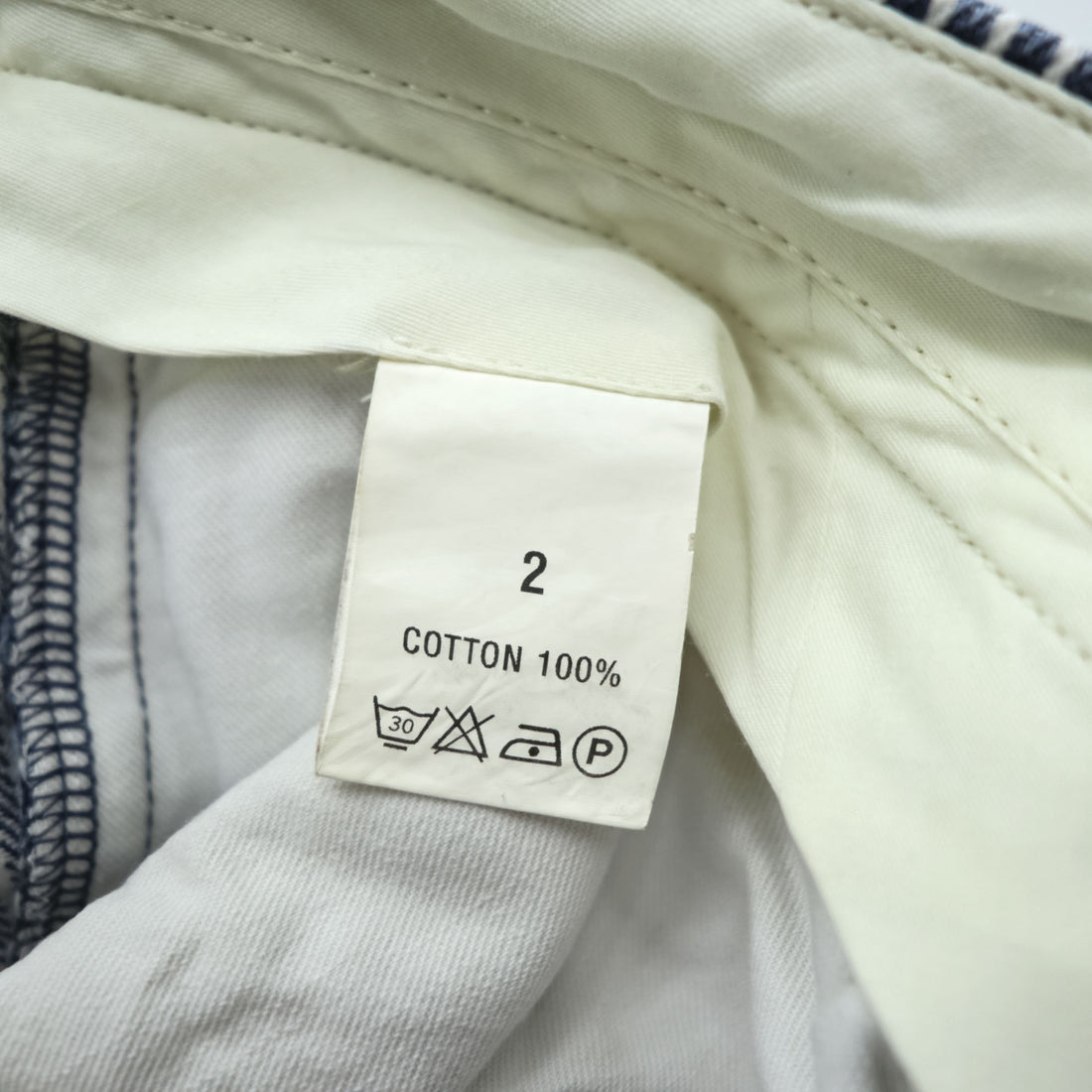 THE モンゴリアンチョップス 日本製 グラデュエーターPants 002 Hickory ボンスリ デニムパンツ ジーンズ M ブルー ストライプ