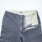 THE モンゴリアンチョップス 日本製 グラデュエーターPants 002 Hickory ボンスリ デニムパンツ ジーンズ M ブルー ストライプ