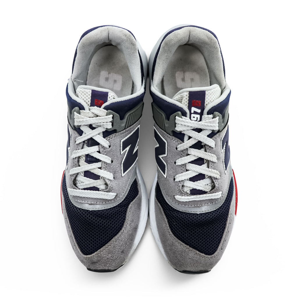 NEW BALANCE MS997LOQ スニーカー 26cm グレー ネイビー メッシュ NEW ENGLAND PACK ENCAP REVEALミッドソール
