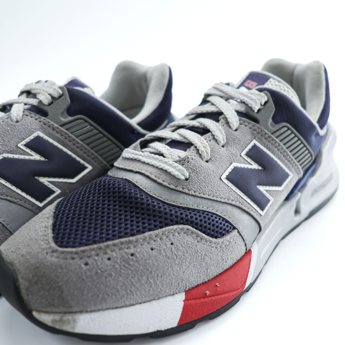 NEW BALANCE MS997LOQ スニーカー 26cm グレー ネイビー メッシュ NEW ENGLAND PACK ENCAP REVEALミッドソール