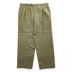 Joseph & Feiss 90年代 ヴィンテージ 2タック ワイド スラックス パンツ L ベージュ プリーツ ダブルカフス