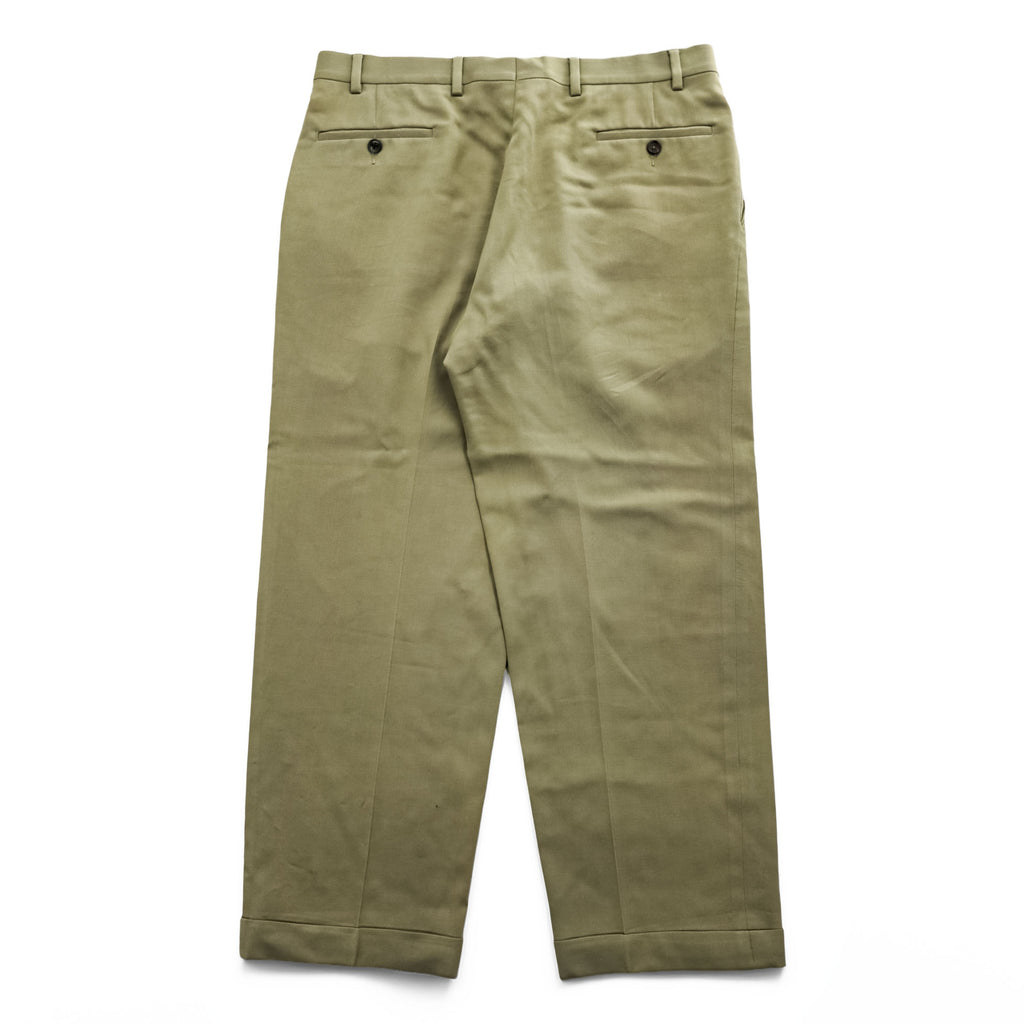 Joseph & Feiss 90年代 ヴィンテージ 2タック ワイド スラックス パンツ L ベージュ プリーツ ダブルカフス