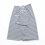 ORCIVAL 日本製 Tシャツ M ホワイト, ネイビー ボーダー COTTON LOURD BORDER POCKET TEE ユニセックス RC-9038