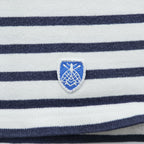ORCIVAL 日本製 Tシャツ M ホワイト, ネイビー ボーダー COTTON LOURD BORDER POCKET TEE ユニセックス RC-9038