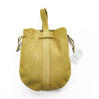 Sasquatchfabrix. レザーヘルメットバッグ leather helmet bag ポーチ ベージュ NATURAL ヌバック 25SS-GOA-003
