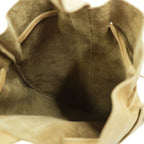 Sasquatchfabrix. レザーヘルメットバッグ leather helmet bag ポーチ ベージュ NATURAL ヌバック 25SS-GOA-003