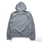 Polo Ralph Lauren ジップパーカー M グレー ストレッチ スモールポニー ロゴ 刺繍