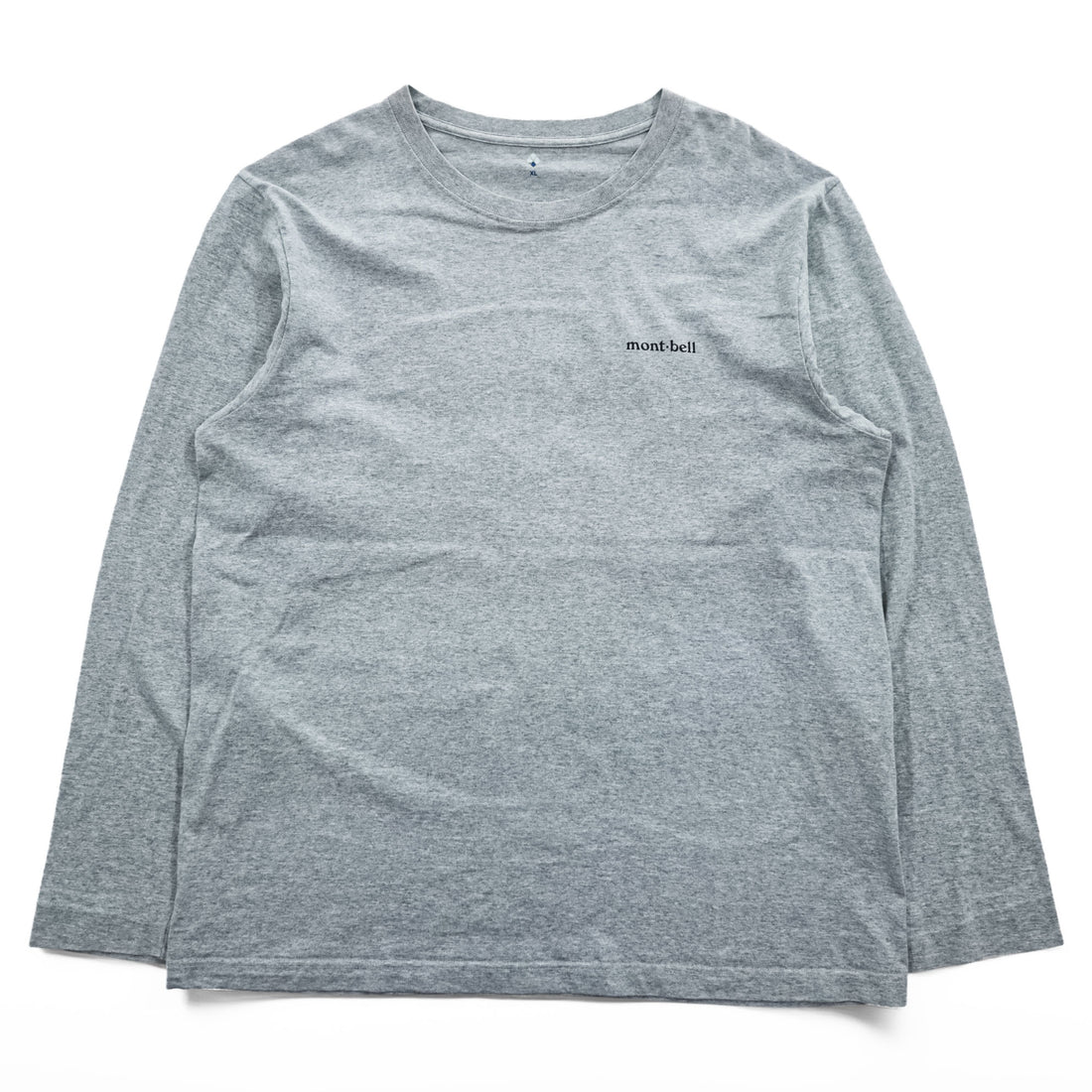 mont-bell ペアスキンコットン 長袖 ロングスリーブ Tシャツ ロンT XL グレー