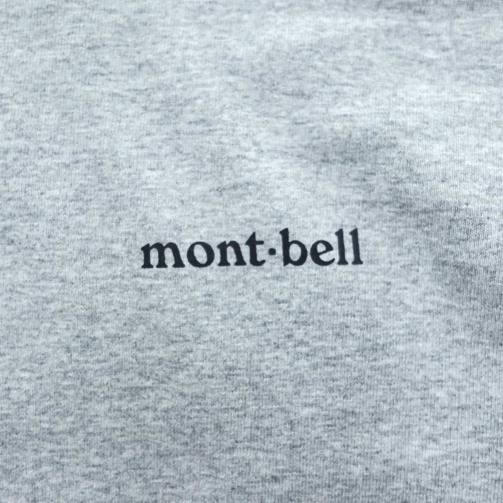 mont-bell ペアスキンコットン 長袖 ロングスリーブ Tシャツ ロンT XL グレー