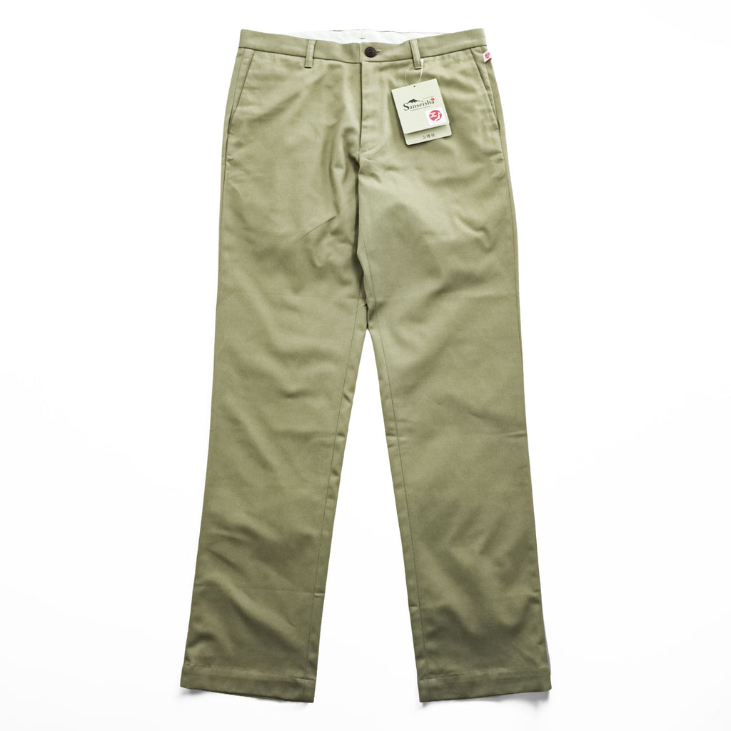 Caravan 山晴社 エアーマックス ストレッチパンツ 日本製 アウトドア チノパンツ L ベージュ 0451032 未使用品