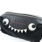 ANYA HINDMARCH コスメ ポーチ GIRLIE STUFF MONSTER EYES アイズ ブラック
